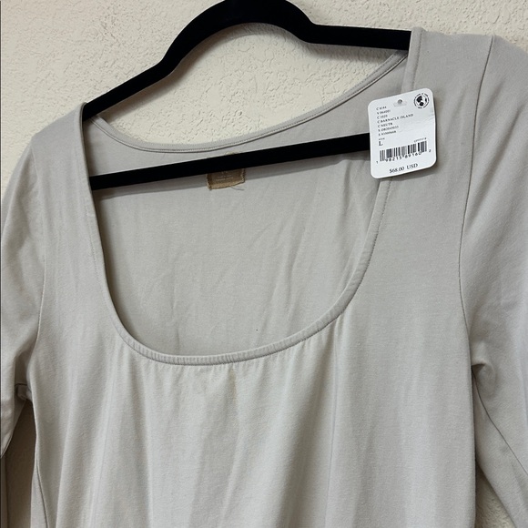 Free People Cream Long-Sleeve Mini Dress - Picture 5 of 5